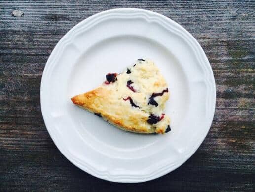 Blueberry Buttermilk Scones with Fresh or Preserved Lemon
