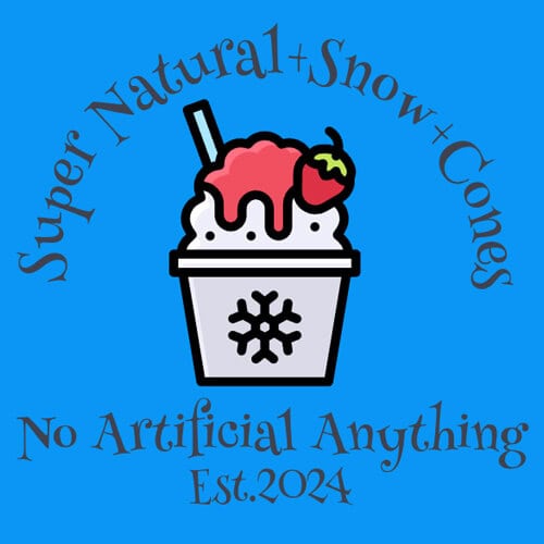 Super Natural Snowcones logo